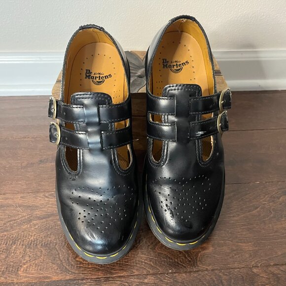 Dr. Martens 8065 Smooth Leather Mary Jane Shoes - Picture 1 of 7